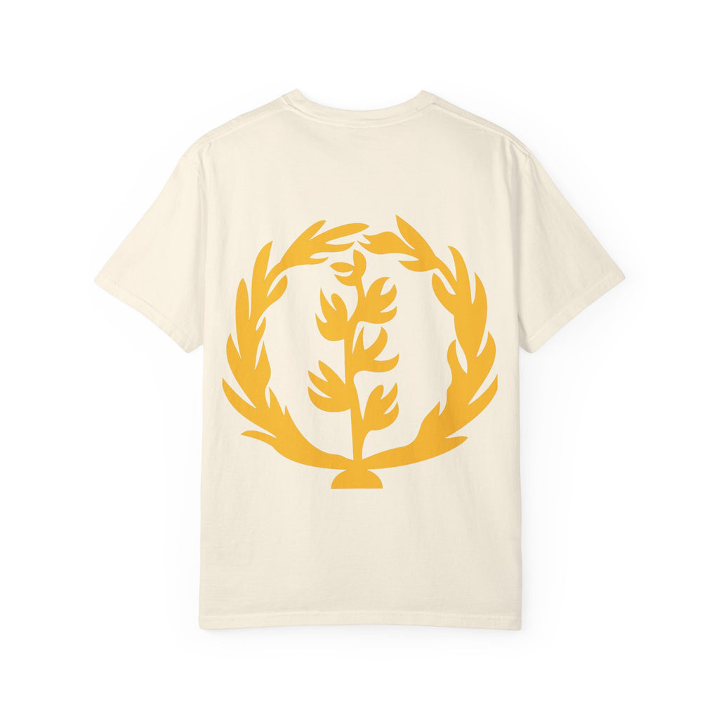 The Eritrean  T-Shirt Map & Olive Branch T-Shirt — Gold Foil Island Graphic Tee