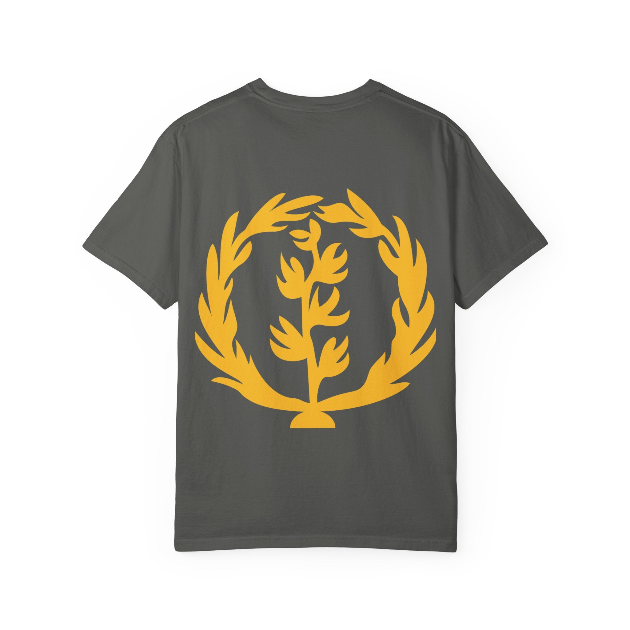 The Eritrean  T-Shirt Map & Olive Branch T-Shirt — Gold Foil Island Graphic Tee